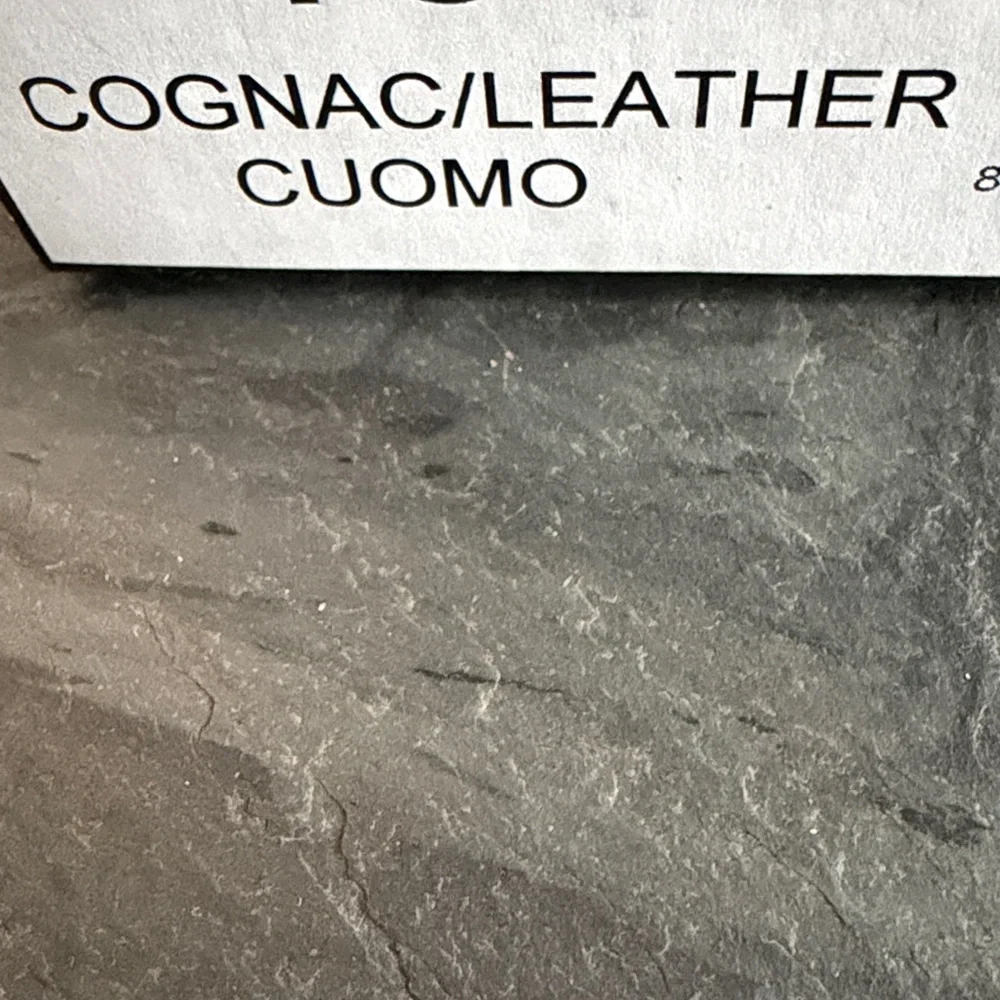 NIB! J/Slides Leather Flip Flop Sandals in cognac - Picture 5 of 5